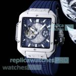 New Replica Hublot Square Bang Unico Ferrari Microblasted Watches 42 mm Men